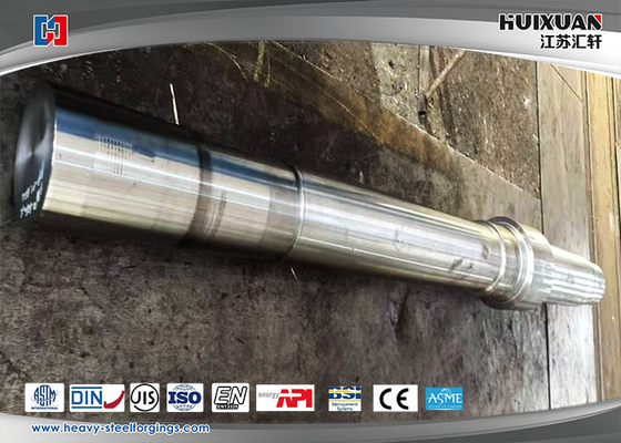 42CrMo C60E 30CrNiMo8 Die Forging Machine Gear Drive Shaft เครื่องแกร่งเครื่องแกร่ง